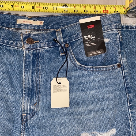 Levi’s Premium Baggy Bootcut, Mid-Rise (2022), Capital E, 31x31, NWT, $108 MSRP - Picture 6 of 13